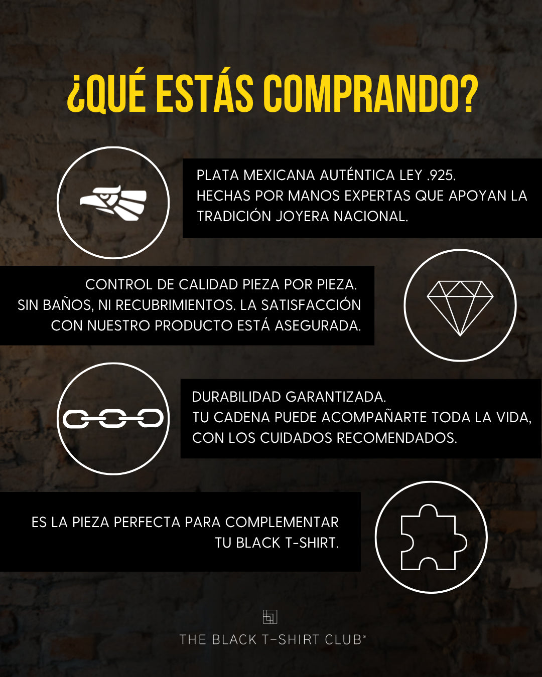 Cadena Cubana 60cm x 6.5mm Plata Pura Ley .925 auténtica