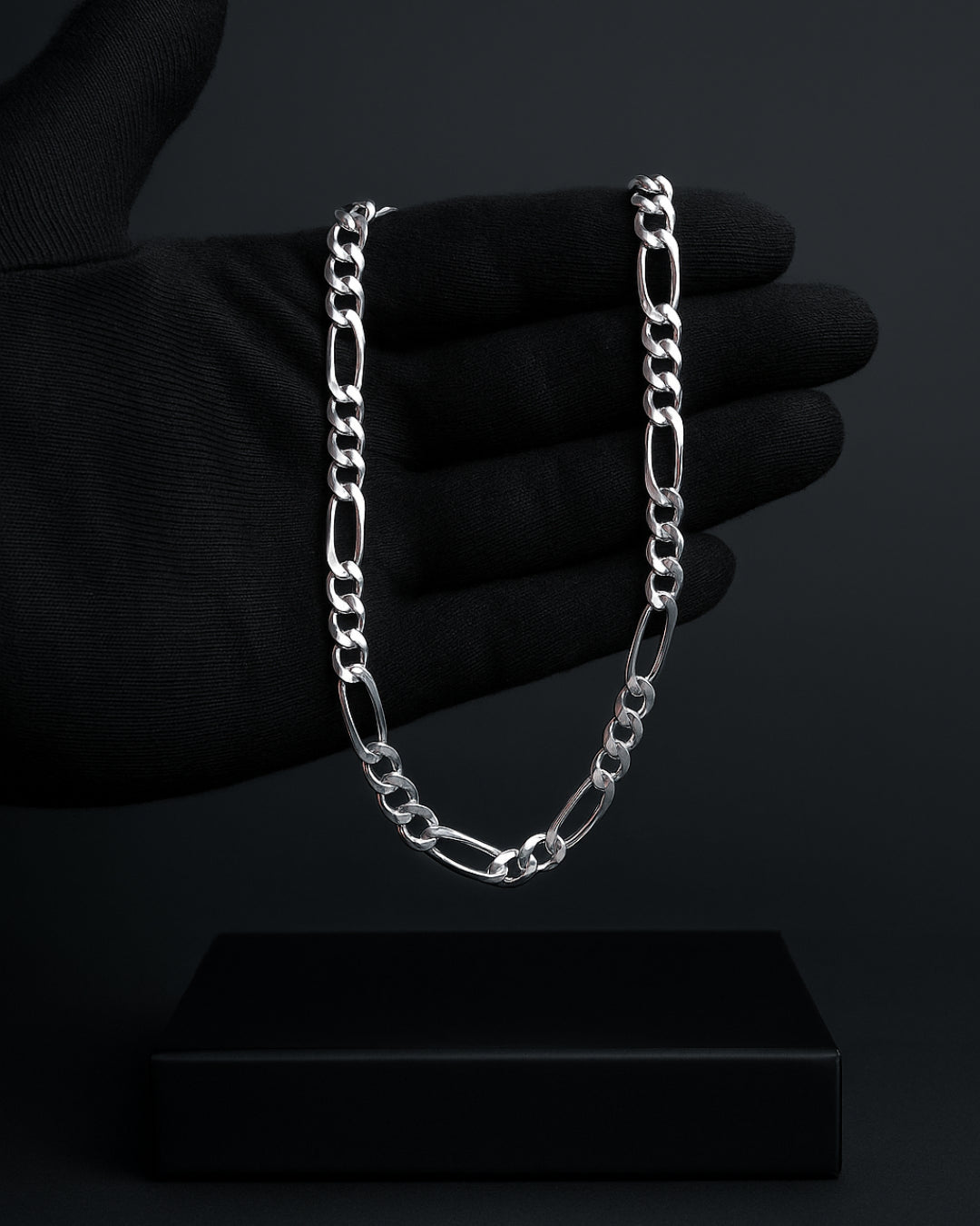Cadena Fígaro de Plata Pura .925