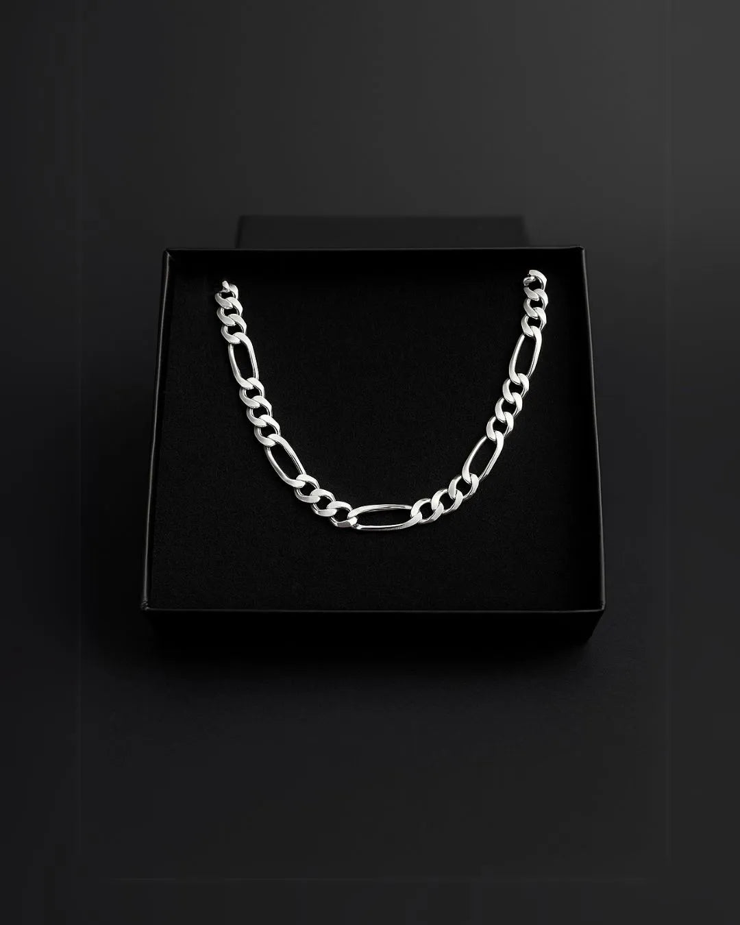 Cadena Fígaro de Plata Pura .925