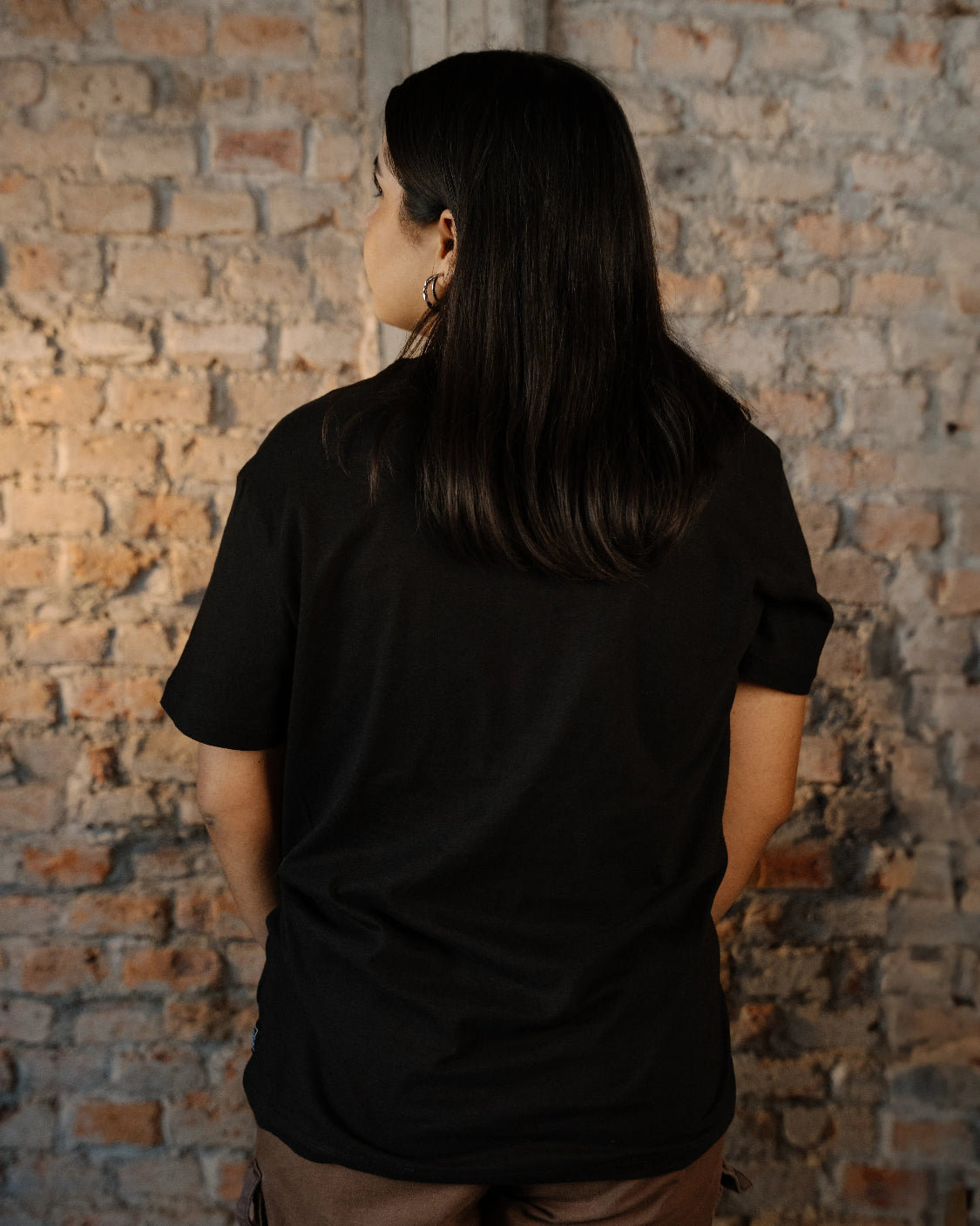 Oversized Heavy Weight - Playera Negra PREMIUM