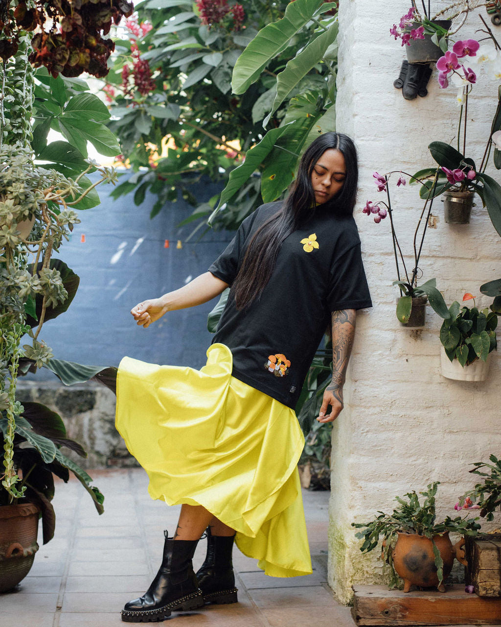 PREVENTA Orquídea - Black Canvas 02: Soy de México -  Oversized Heavy Weight