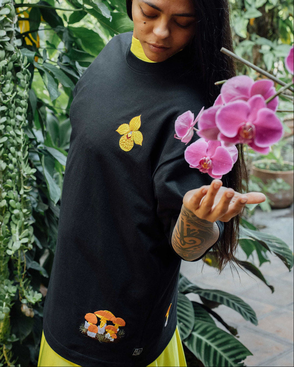 PREVENTA Orquídea - Black Canvas 02: Soy de México -  Oversized Heavy Weight