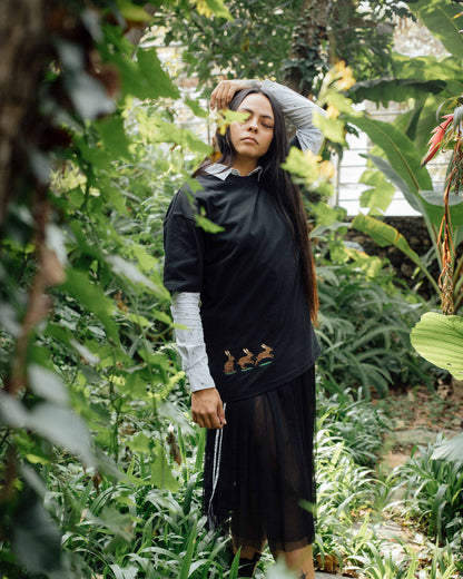 PREVENTA Liebre - Black Canvas 02: Soy de México -  Oversized Heavy Weight