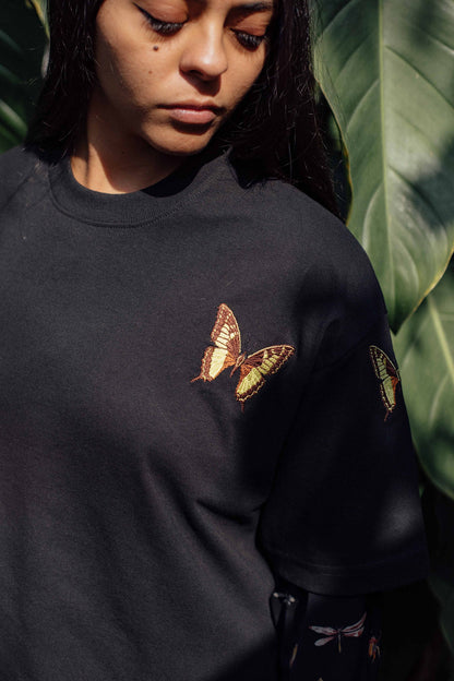 PREVENTA Mariposa - Black Canvas 02: Soy de México -  Oversized Heavy Weight