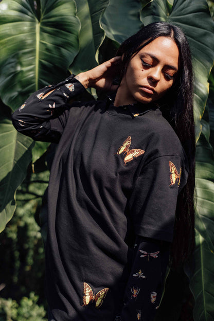 PREVENTA Mariposa - Black Canvas 02: Soy de México -  Oversized Heavy Weight