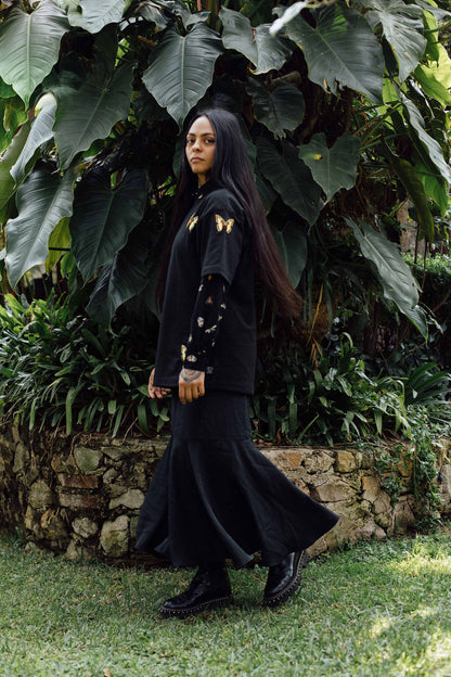 PREVENTA Mariposa - Black Canvas 02: Soy de México -  Oversized Heavy Weight