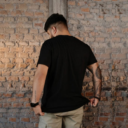 Cuello Redondo Classic Fit - Pack 7x Playeras Negras Premium