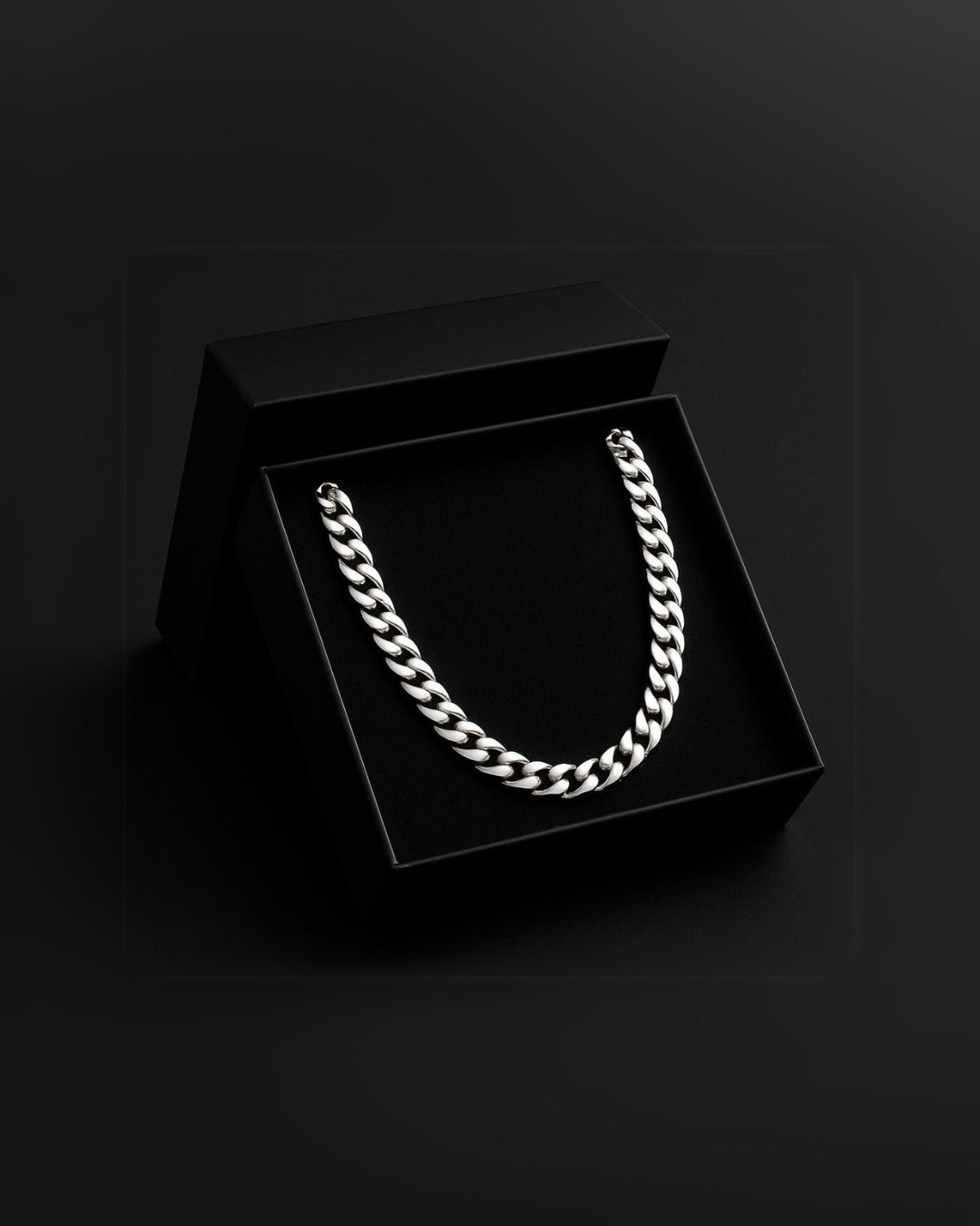 Cadena Cubana de Plata Pura .925