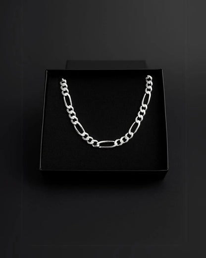 Cadena Fígaro de Plata Pura .925