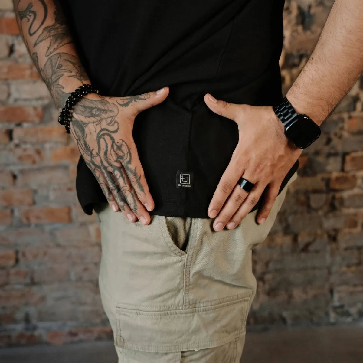 Oversized Heavy Weight - Pack 3x Playeras Negras Premium