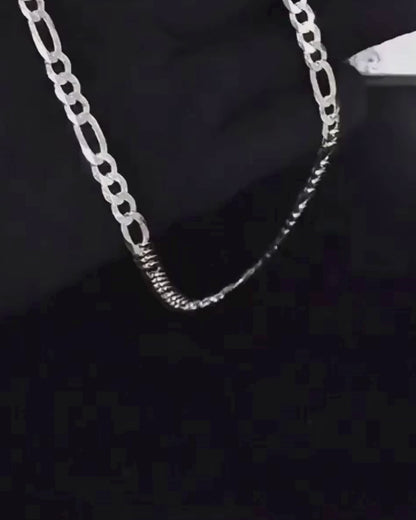 Cadena Fígaro de Plata Pura .925